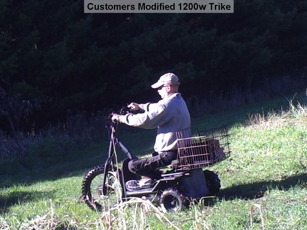 MotoTec (48V) 1200w Multi-Purpose Electric Trike