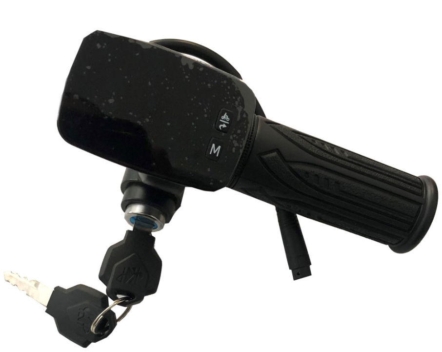 Mototec 48v 700w Folding Trike 3 Speed Throttle Display With Key