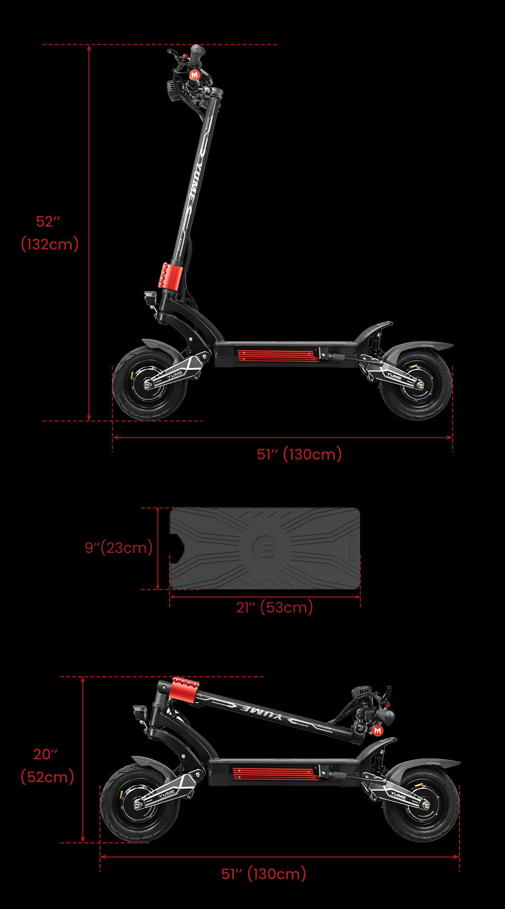 YUME Raptor (60V) 6000w Multi-Purpose Electric Scooter