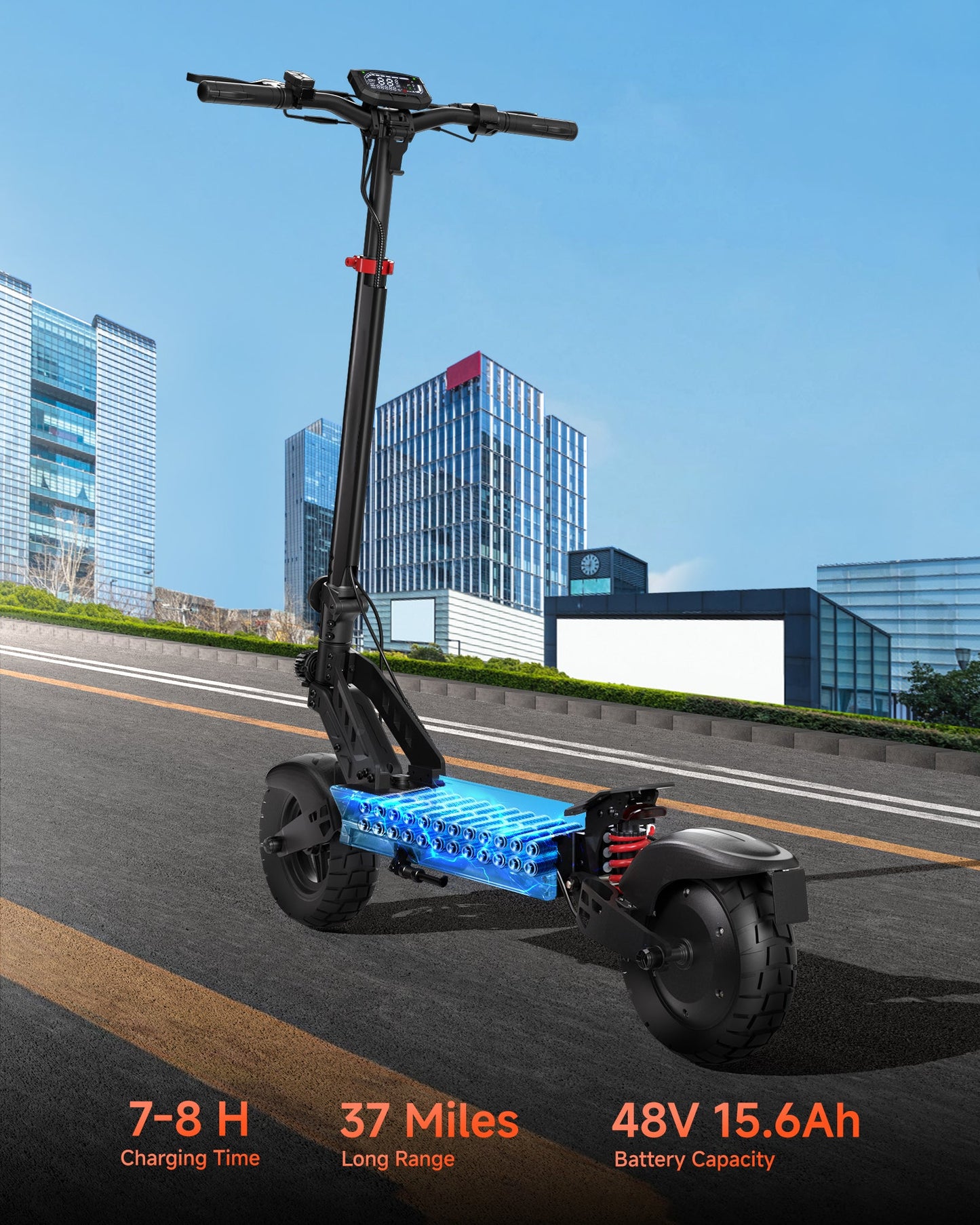 Circooter Landturbo Pro (48V) 1500w Multi-Purpose Electric Scooter