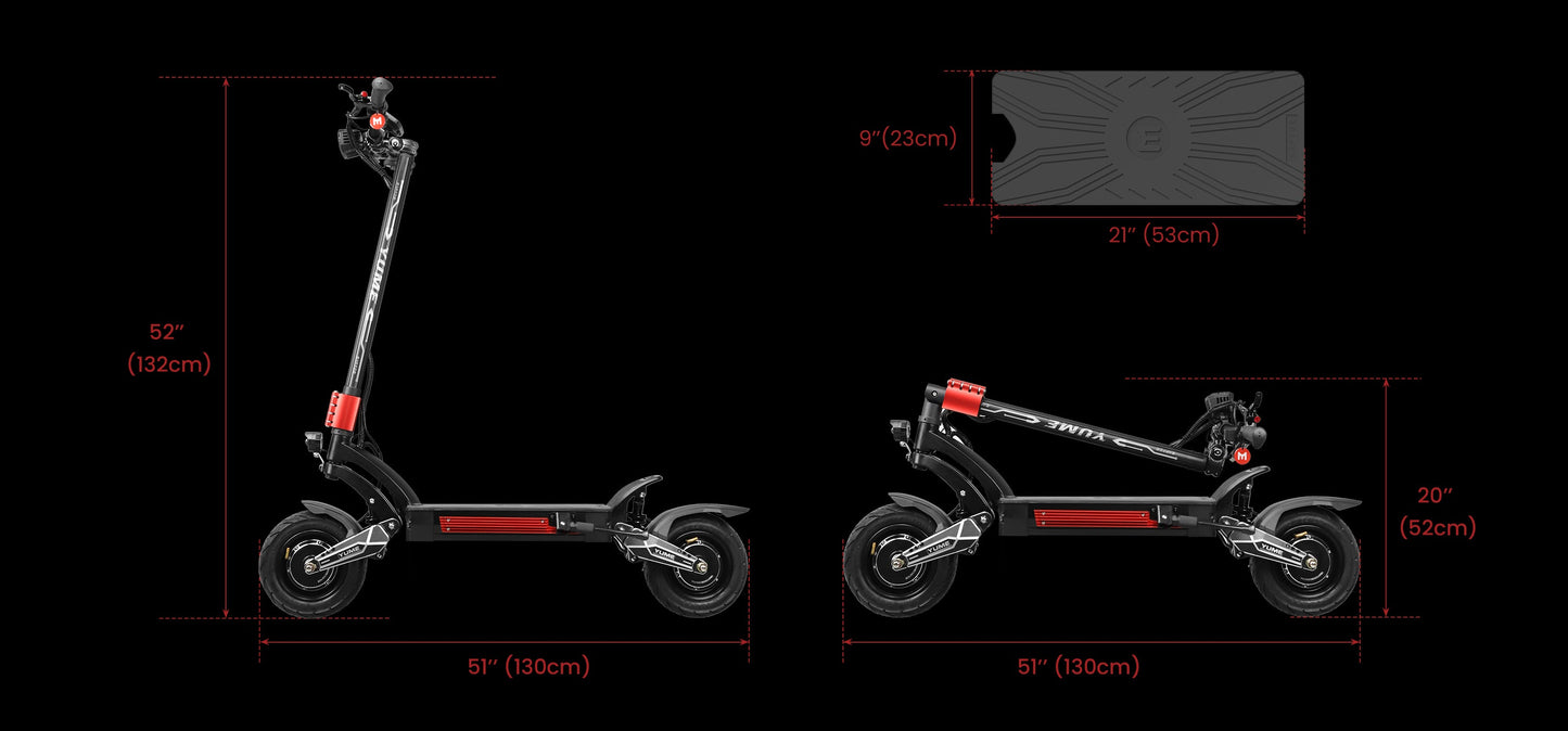 YUME Raptor (60V) 6000w Multi-Purpose Electric Scooter