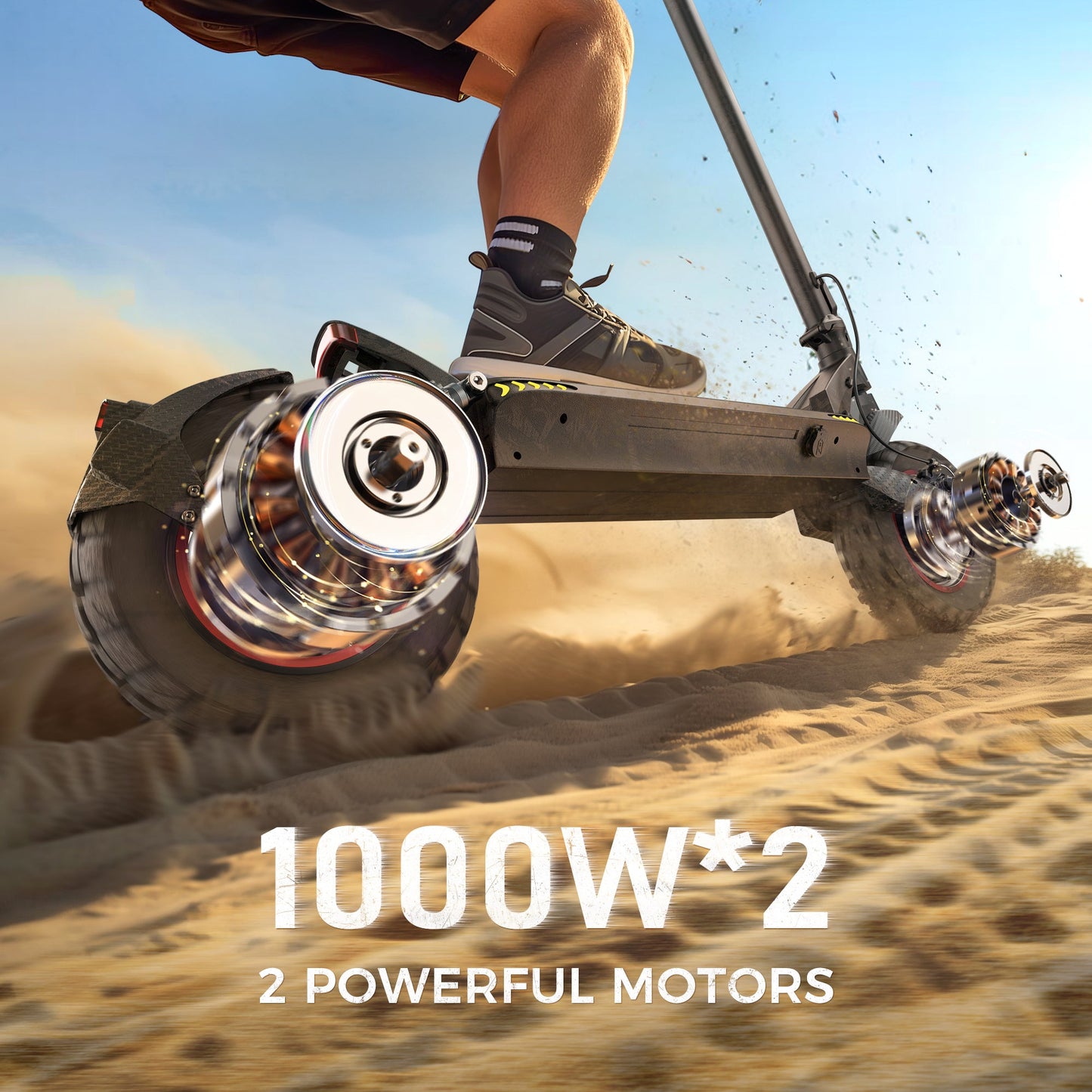 iScooter iX7 Pro 60 km/h Dual Motor Adult Electric Scooter | 2000W | 80 km Range Folding Off-Road E-Scooter