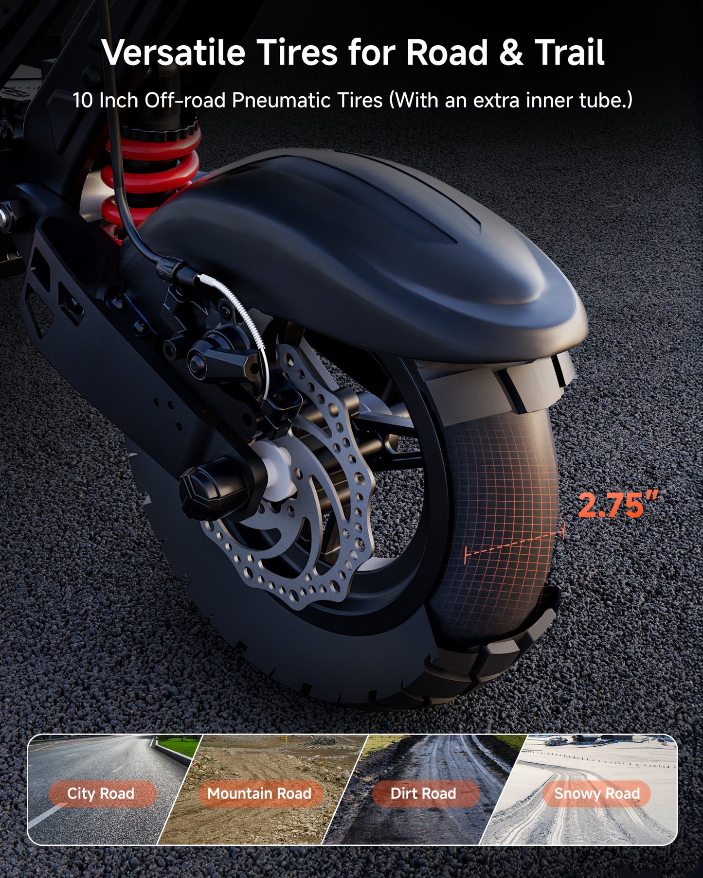 Circooter Landturbo Pro (48V) 1500w Multi-Purpose Electric Scooter