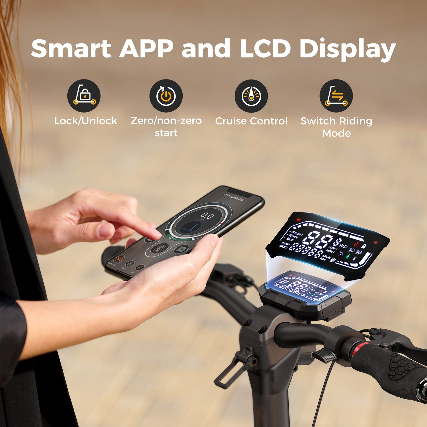 iScooter iX7 Pro 60 km/h Dual Motor Adult Electric Scooter | 2000W | 80 km Range Folding Off-Road E-Scooter