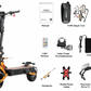 YUME X11+ (60V) 6000w Multi-Purpose Electric Scooter