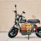 iScooter DX5 55 KM/H Seated Adult Electric Cargo Scooter | 1500W | 72 KM Range | 15" Tires | Long Range E-Scooter