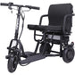 MotoTec (48V) 700w Lithium Black Folding Dual Motor Electric Mobility Trike