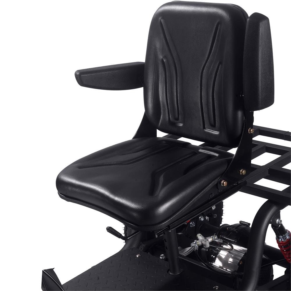 MotoTec (60V) 1800w Black Multi-Purpose Electric Trike