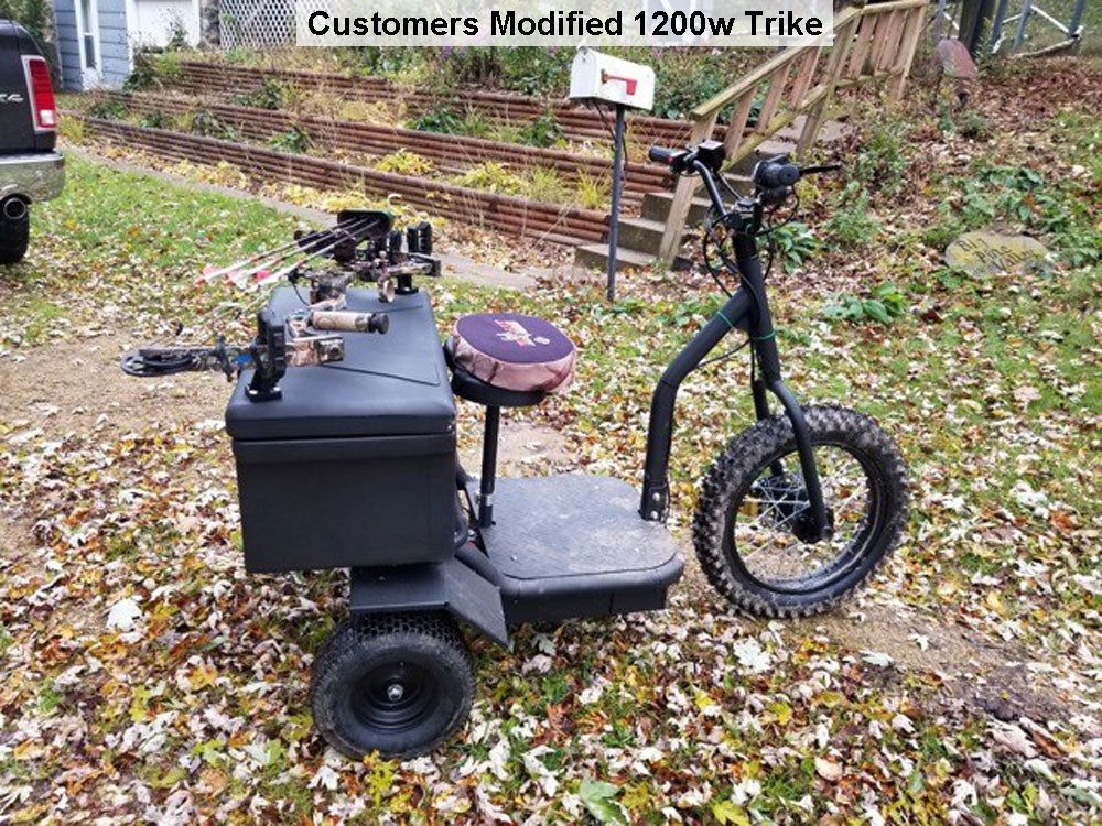 MotoTec (48V) 1200w Multi-Purpose Electric Trike
