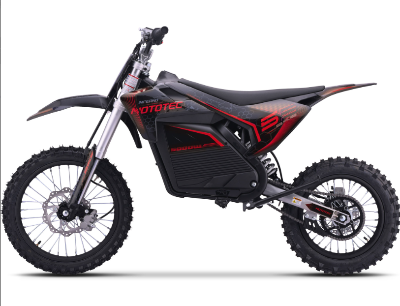 MotoTec Pro 50MPH (72V) 5000w Lithium Electric Dirt Bike