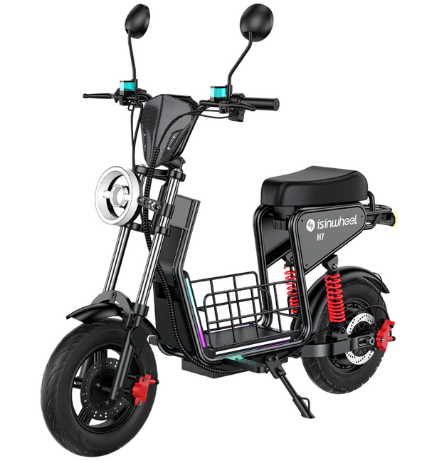 isinwheel H7 56 KM/H Seated Adult Electric Commuting Scooter | 1500W | 69 KM Range | 15