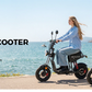 isinwheel H7 56 KM/H Seated Adult Electric Commuting Scooter | 1500W | 69 KM Range | 15" Tires | Long Range E-Scooter