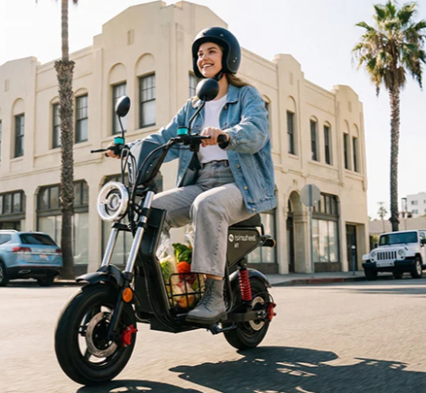 isinwheel H7 56 KM/H Seated Adult Electric Commuting Scooter | 1500W | 69 KM Range | 15" Tires | Long Range E-Scooter