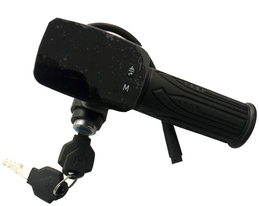 Mototec 48v 700w Folding Trike 3 Speed Throttle Display With Key