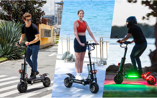 Teewing X5 85 km/h Dual Motor All-Terrain Electric Scooter | 6000W | 120 km Long Range | Folding Adult E-Scooter