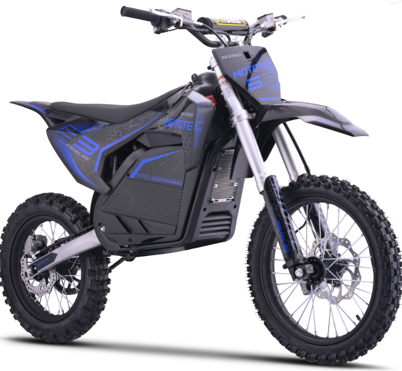 MotoTec Pro 50MPH (72V) 5000w Lithium Electric Dirt Bike