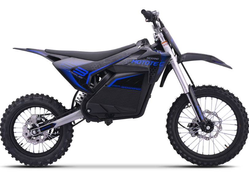 MotoTec Pro 50MPH (72V) 5000w Lithium Electric Dirt Bike