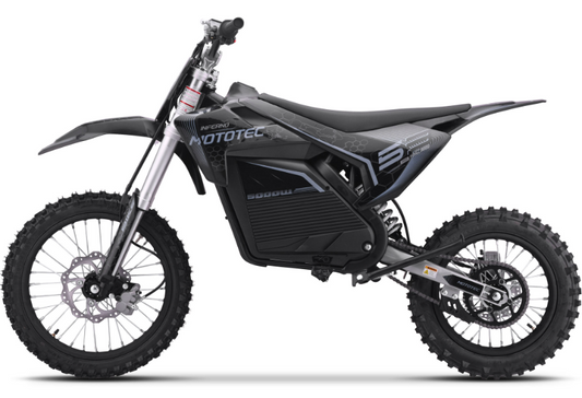 MotoTec Pro 50MPH (72V) 5000w Lithium Electric Dirt Bike