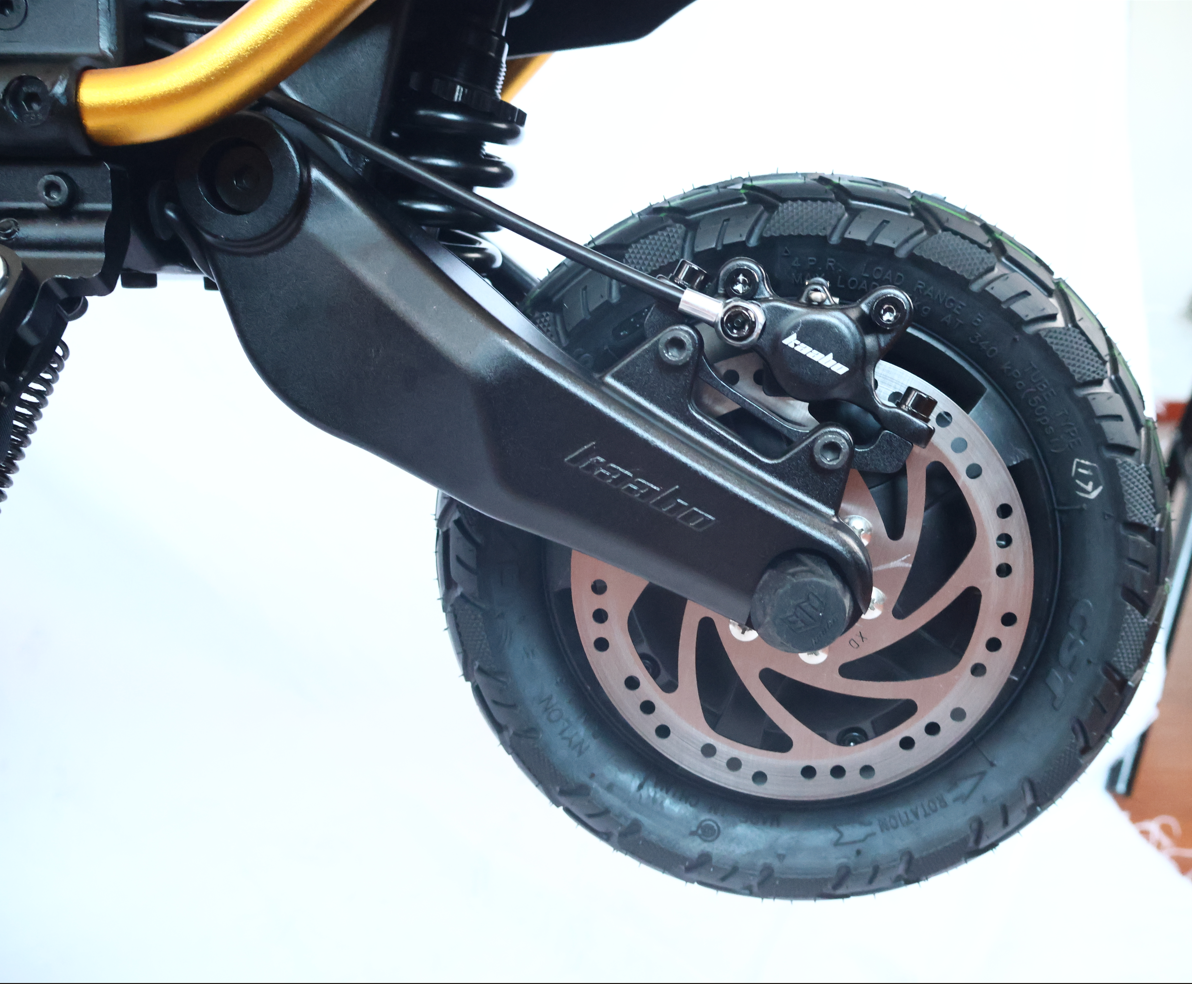 Kaabo Wolf Warrior X Max 44 MPH Dual Motor Adult Electric Scooter | 4000W Peak | 56 Mile Long Range Dual Stem NFC Key Lock E-Scooter