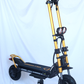 Kaabo Wolf Warrior X Max 44 MPH Dual Motor Adult Electric Scooter | 4000W Peak | 56 Mile Long Range Dual Stem NFC Key Lock E-Scooter