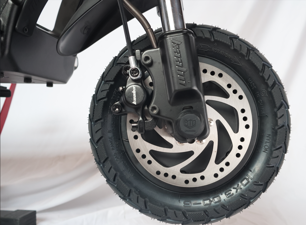 Kaabo Wolf Warrior X Max 44 MPH Dual Motor Adult Electric Scooter | 4000W Peak | 56 Mile Long Range Dual Stem NFC Key Lock E-Scooter