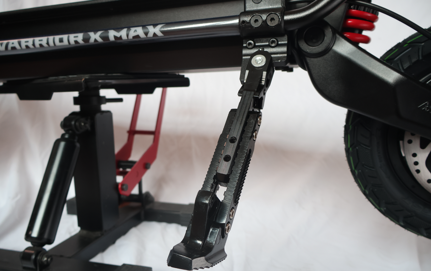 Kaabo Wolf Warrior X Max 44 MPH Dual Motor Adult Electric Scooter | 4000W Peak | 56 Mile Long Range Dual Stem NFC Key Lock E-Scooter