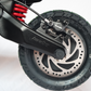 Kaabo Wolf Warrior X Max 44 MPH Dual Motor Adult Electric Scooter | 4000W Peak | 56 Mile Long Range Dual Stem NFC Key Lock E-Scooter