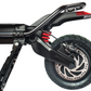 Kaabo Wolf Warrior X Max 44 MPH Dual Motor Adult Electric Scooter | 4000W Peak | 56 Mile Long Range Dual Stem NFC Key Lock E-Scooter