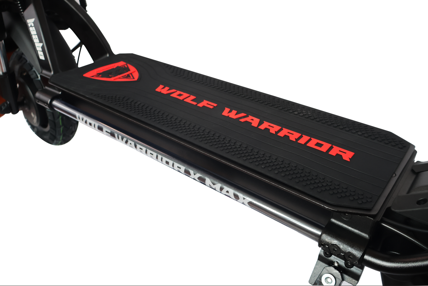 Kaabo Wolf Warrior X Max 44 MPH Dual Motor Adult Electric Scooter | 4000W Peak | 56 Mile Long Range Dual Stem NFC Key Lock E-Scooter