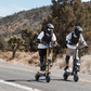 Kaabo Wolf Warrior X Max 44 MPH Dual Motor Adult Electric Scooter | 4000W Peak | 56 Mile Long Range Dual Stem NFC Key Lock E-Scooter