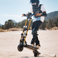 Kaabo Wolf Warrior X Max 44 MPH Dual Motor Adult Electric Scooter | 4000W Peak | 56 Mile Long Range Dual Stem NFC Key Lock E-Scooter