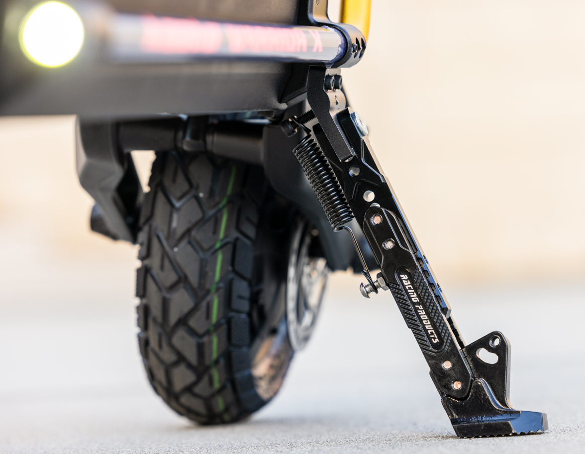 Kaabo Wolf Warrior X Max 44 MPH Dual Motor Adult Electric Scooter | 4000W Peak | 56 Mile Long Range Dual Stem NFC Key Lock E-Scooter