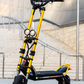 Kaabo Wolf Warrior X Max 44 MPH Dual Motor Adult Electric Scooter | 4000W Peak | 56 Mile Long Range Dual Stem NFC Key Lock E-Scooter