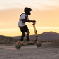 Kaabo Wolf Warrior X Max 44 MPH Dual Motor Adult Electric Scooter | 4000W Peak | 56 Mile Long Range Dual Stem NFC Key Lock E-Scooter