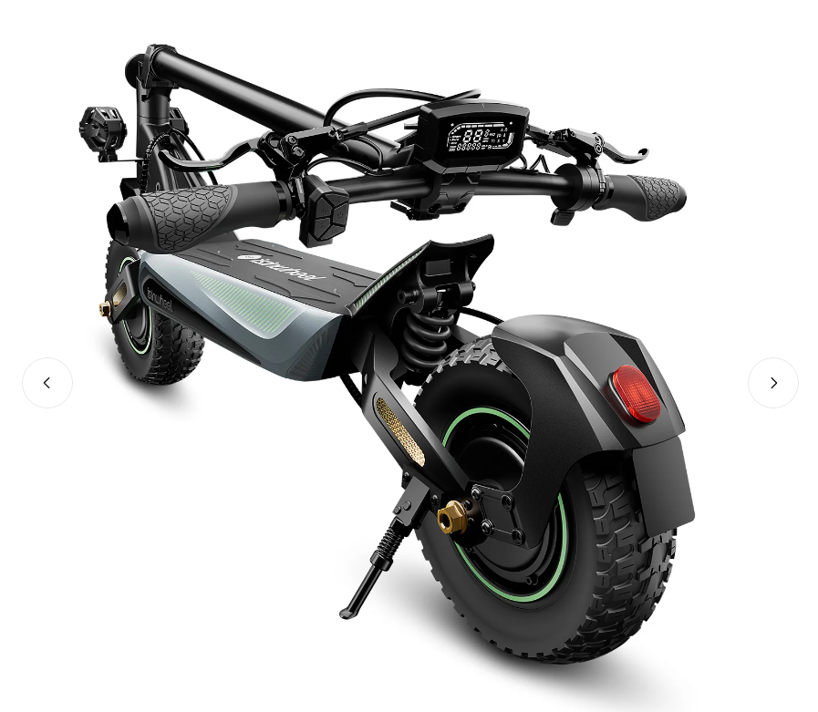 isinwheel GT4 72 km/h Dual Motor Off Road Electric Scooter | 2400W | 80 km Long Range | Folding E-Scooter