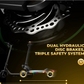 isinwheel GT4 72 km/h Dual Motor Off Road Electric Scooter | 2400W | 80 km Long Range | Folding E-Scooter