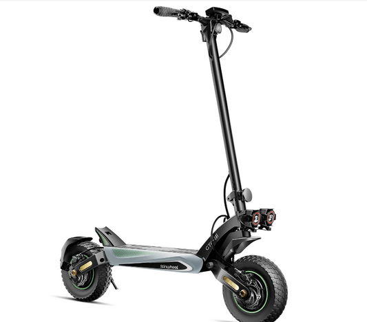 isinwheel GT4 72 km/h Dual Motor Off Road Electric Scooter | 2400W | 80 km Long Range | Folding E-Scooter