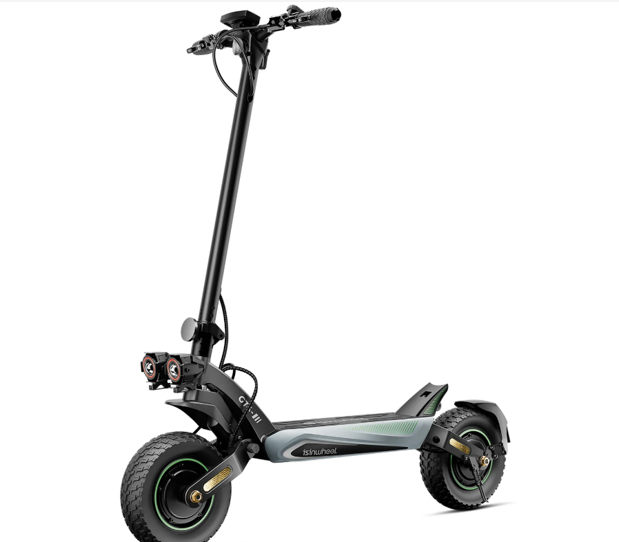 isinwheel GT4 72 km/h Dual Motor Off Road Electric Scooter | 2400W | 80 km Long Range | Folding E-Scooter