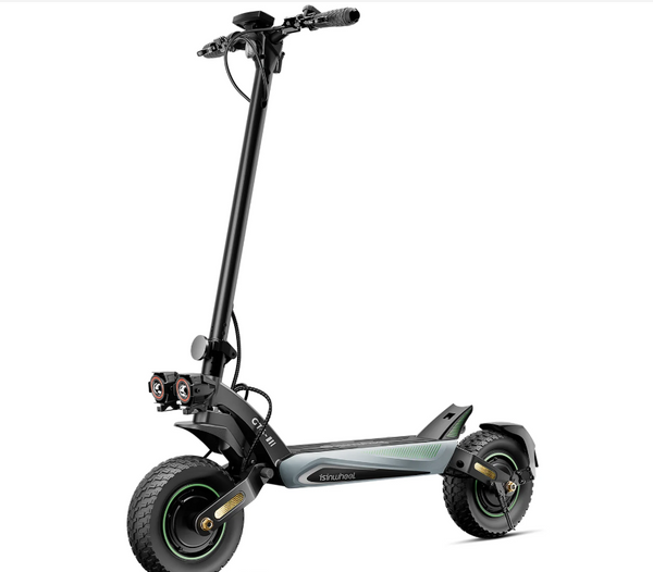 isinwheel GT4 72 km/h Dual Motor Off Road Electric Scooter | 2400W | 80 km Long Range | Folding E-Scooter