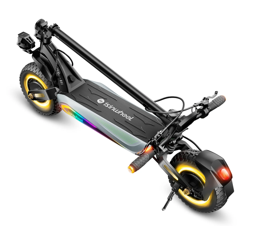 isinwheel GT4 72 km/h Dual Motor Off Road Electric Scooter | 2400W | 80 km Long Range | Folding E-Scooter