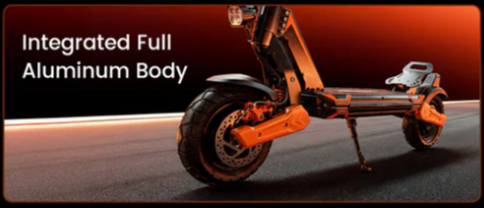 isinwheel GT1 52 km/h Dual Motor Off Road Electric Scooter | 1600W | 56 km Long Range | Folding E-Scooter