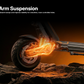 isinwheel GT1 52 km/h Dual Motor Off Road Electric Scooter | 1600W | 56 km Long Range | Folding E-Scooter