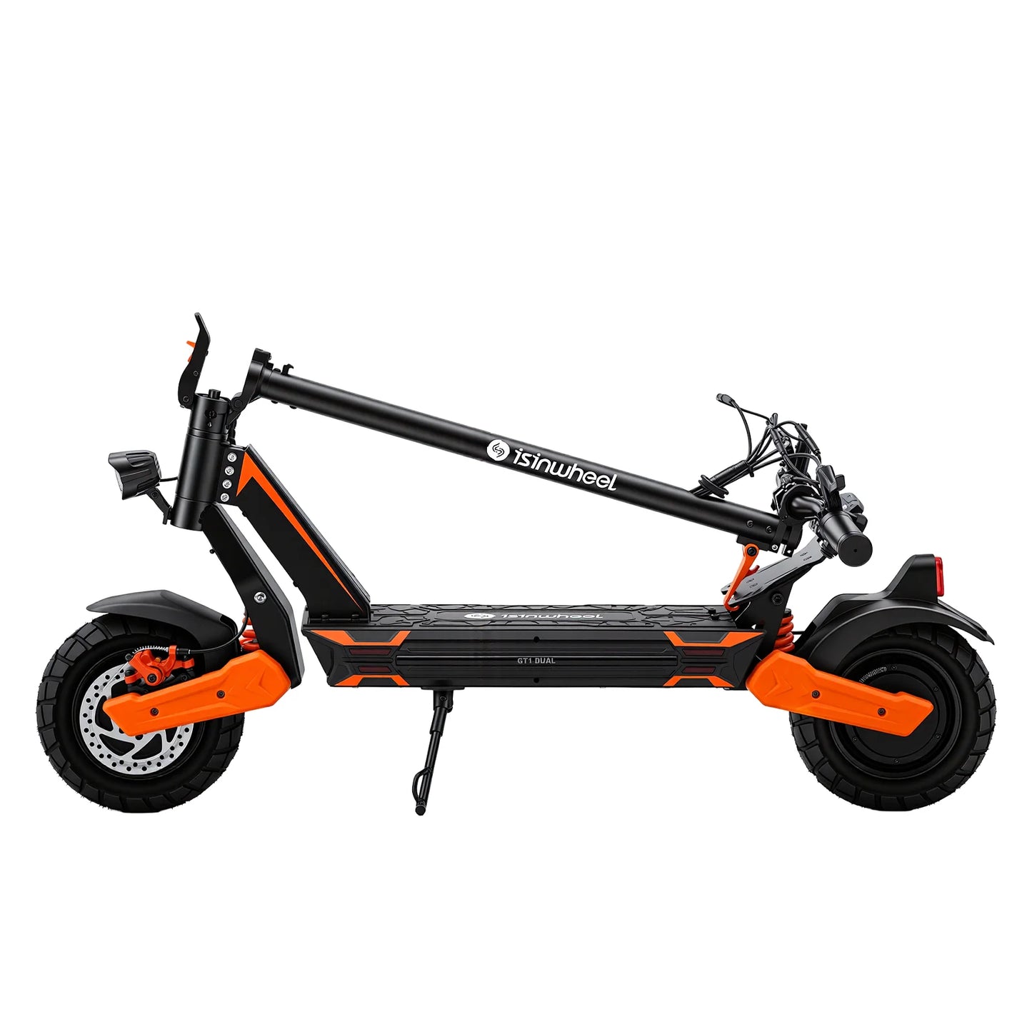isinwheel GT1 52 km/h Dual Motor Off Road Electric Scooter | 1600W | 56 km Long Range | Folding E-Scooter